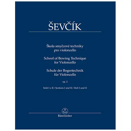 Ševcík, O. Schule der Bogentechnik für Violoncello Op.2 Heft I und II Sconto
