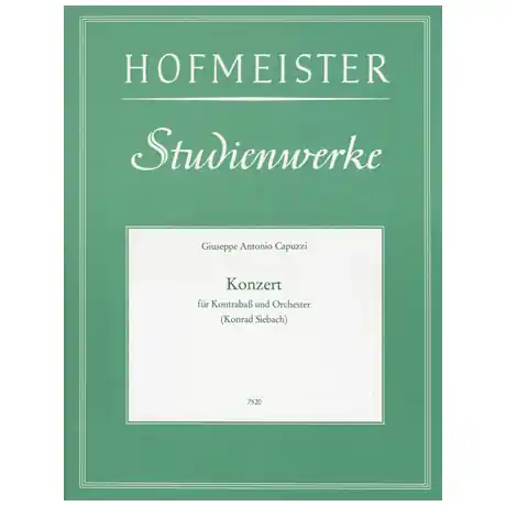 Sconto Capuzzi, G. A. Konzert F-Dur und G-Dur