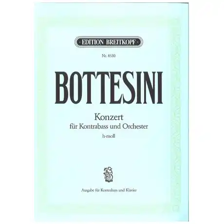 Bottesini, G. Konzert h-moll für Kontrabass und Orchester Sconto