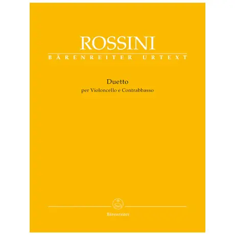 Acquista Ora Rossini, G. Duetto per Violoncello e Contrabbasso