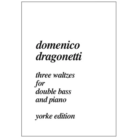 Saldi Dragonetti, D. 3 Walzer