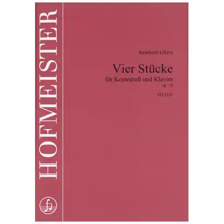 Glière, R. 4 Stücke Op. 32 Di Tendenza