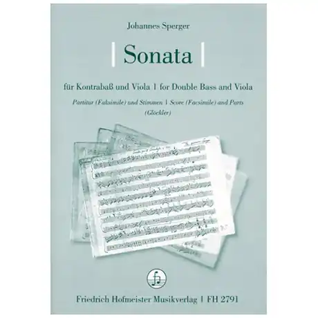 Sperger, J. M. Sonata, Meier CI/6 Ordina Subito