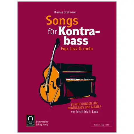Bestseller Großmann, T. Songs für Kontrabass (+Online Audio)