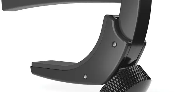 D‘ADDARIO NS Capo Lite - CAPOTASTO PER CHITARRA ACUSTICA ED ELETTRICA IN ABS NERO Scelto Dai Clienti