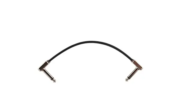 Promozione Esclusiva ERNIE BALL 06226 Cavo Patch Black 15 cm - CAVO MONO PER STRUMENTI MUSICALI