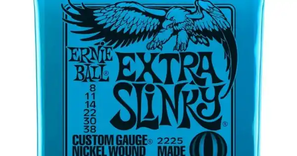 ERNIE BALL 2225 Extra Slinky - MUTA CORDE PER CHITARRA ELETTRICA NICKEL WOUND 008 - 038 Occasione Imperdibile