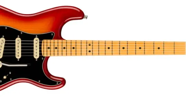 FENDER American Ultra Luxe Stratocaster MN PRB - CHITARRA ELETTRICA PLASMA RED BURST Ultima Occasione