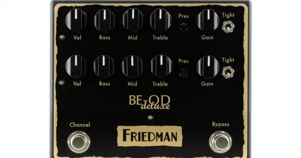 Promozione Esclusiva FRIEDMAN BE OD Deluxe Overdrive - EFFETTO OVERDRIVE A 2 CANALI PER CHITARRA
