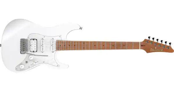 IBANEZ AZ2204 PW Prestige - CHITARRA ELETTRICA PEARL WHITE Soddisfatti O Rimborsati