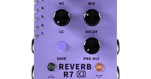 MOOER R7 Reverb X2 - EFFETTO RIVERBERO DIGITALE A PEDALE PER CHITARRA Ultima Occasione