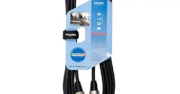 PROEL BULK250LU6 - CAVO AUDIO BILANCIATO XLR M / XLR F 6MT Quantità Limitata