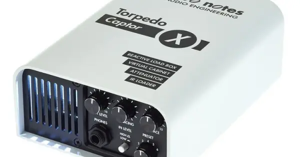 Ultimissimo Modello TWO NOTES Torpedo Captor X - ATTENUATORE DI POTENZA REATTIVO 8 OHM CON SIMULATORE DI CABINET MICROFONATI 100W