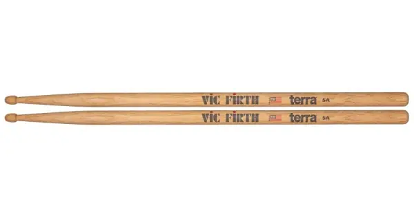 VIC FIRTH 5A TERRA American Classic - BACCHETTA PUNTA LEGNO IN NOCE AMERICANA Novità