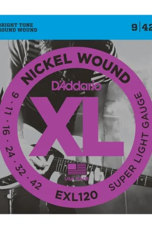 Nuova Collezione D‘Addario EXL120 - 009-042 - Muta Di Corde Per Chitarra Elettrica