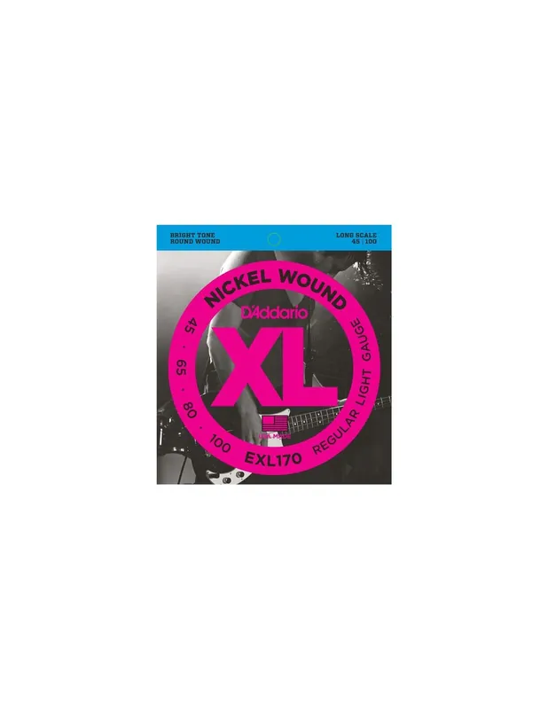 D‘Addario EXL170 - 045-100 - Muta di Corde per Basso Elettrico Scelto Dai Clienti