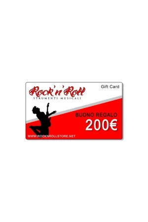 Rock ‘ n ‘ Roll Store Gift Card 200 Saldi