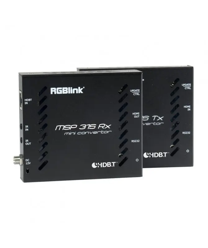RGBLINK MSP315-4 TX-RX Set, Extender Video Cat5 e 6 / HDMI Ultimissimo Modello