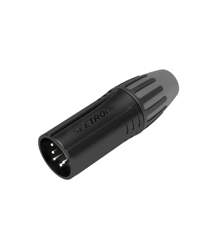Bestseller SEETRONIC SCMM5-B, Connettore Volante 5 Poli Maschio - Black
