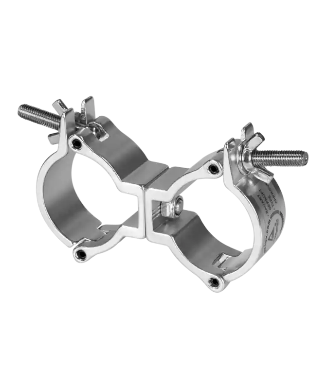 PROTRUSS C6015A, Doppio Clamp Girevole Leggero, Portata Kg. 100,0 - ORDINABILE Solo Oggi