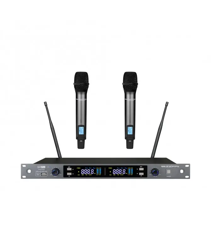 ZZIPP TXZZ420, Kit Radiomicrofono Doppio Gelato UHF Scelto Dai Clienti