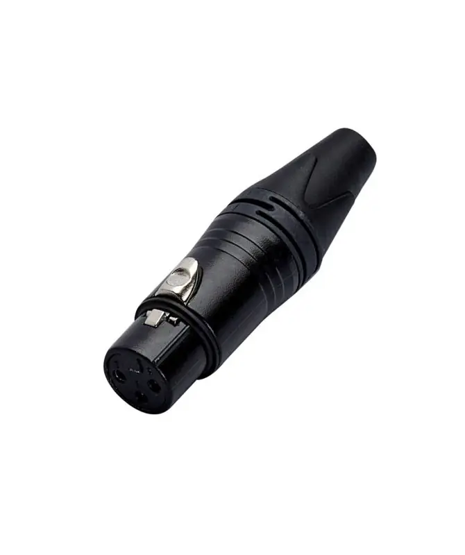 Ultimissimo Modello BESPECO XLR3FXXB, Connettore Volante Xlr Femmina colore BLACK