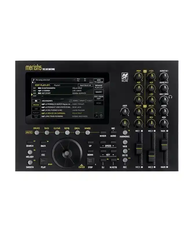 Offerta Del Giorno M-LIVE MERISH 5 PLUS, Lettore di Touch Screen di Basi Musicali, File MIDI e Video con Testo