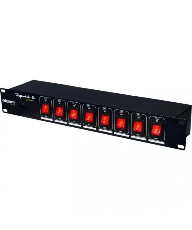 ALGAM LIGHTING DISPATCH-8, Multipresa Rack 8 Posti Ultime Pezzi