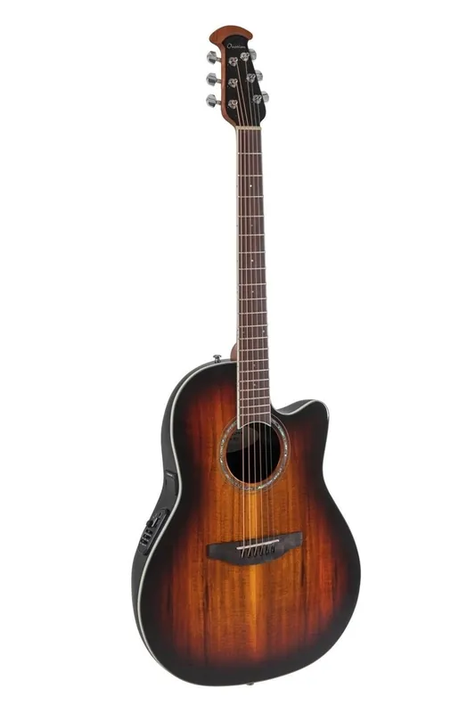 Soddisfatti O Rimborsati Chitarra acustica elettrificata Ovation Celebrity Standard Plus Super Shallow Koa Burst CS28P-KOAB