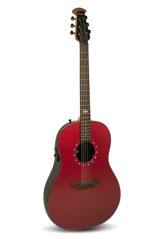 Chitarra elettroacustica Ovation Pro Series Ultra Mid-Depth Vampira Red Spedizione Espresso