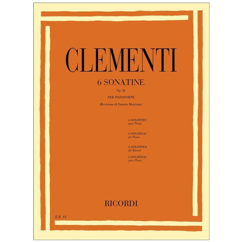 Acquista Ora Clementi - 6 SONATINE OP. 36
