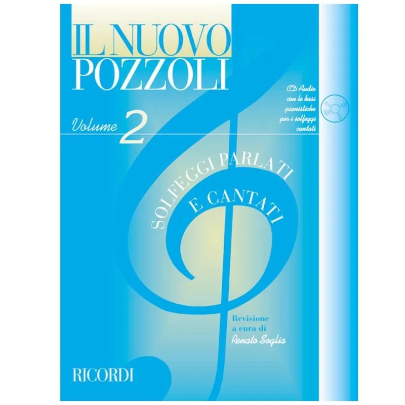 Il nuovo Pozzoli - Solfeggi Parlati e cantati 2 volume +CD Soddisfatti O Rimborsati
