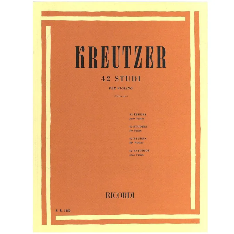 Offerta Limitata Kreutzer - 42 studi per violino