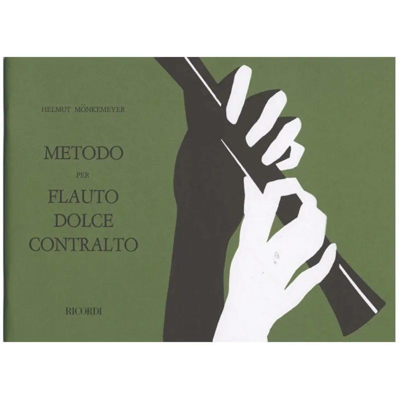 Monkemeyer - Metodo Per Flauto Dolce Contralto Solo Oggi