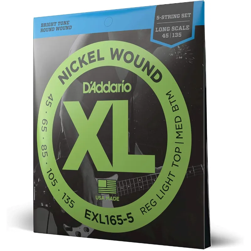 Muta basso D‘Addario 045/135 5 corde EXL165-5 Nuovo Arrivo