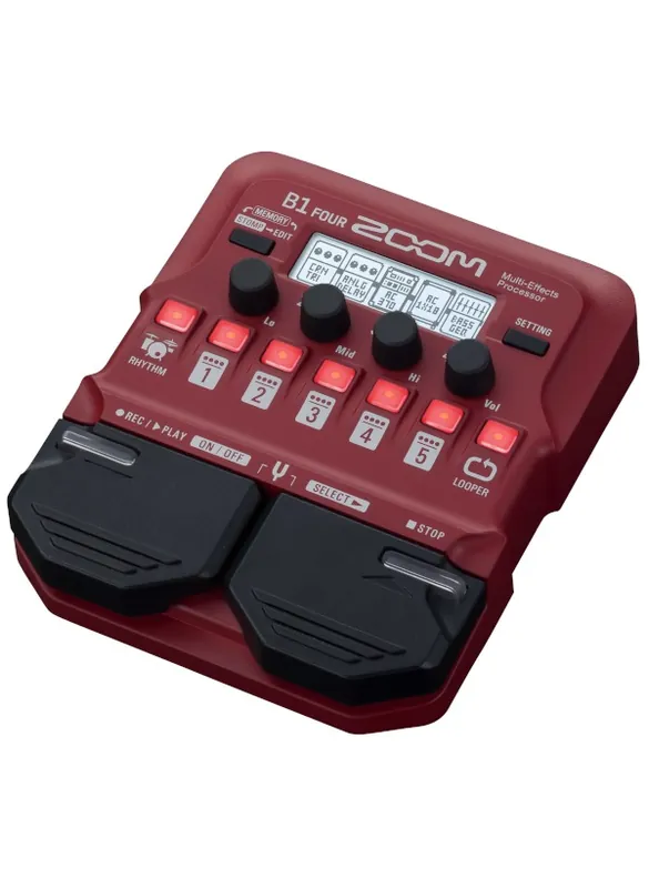Pedale multieffetto per basso Zoom B1 Four Must-Have