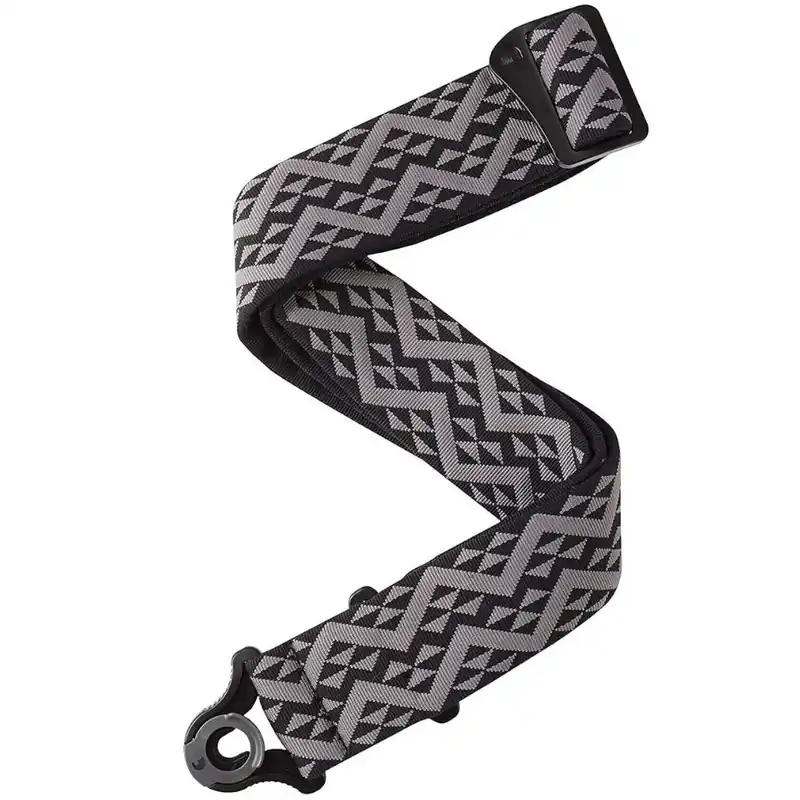 Tracolla D‘Addario Auto Lock Black Padded Geometric Soddisfatti O Rimborsati